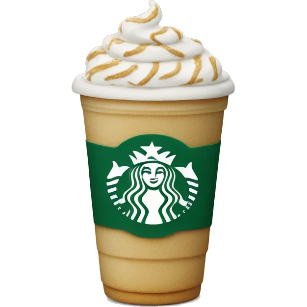 Sugar cookie Starbucks latte emoji