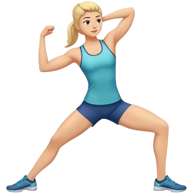 bodybuilder hamstring stretch emoji