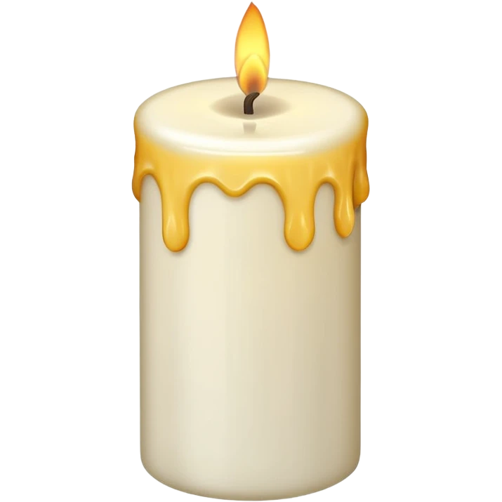 ritual candle. emoji