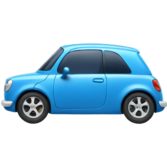 blue tiny car emoji