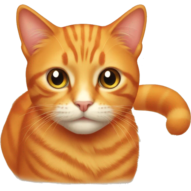 orange cat emoji