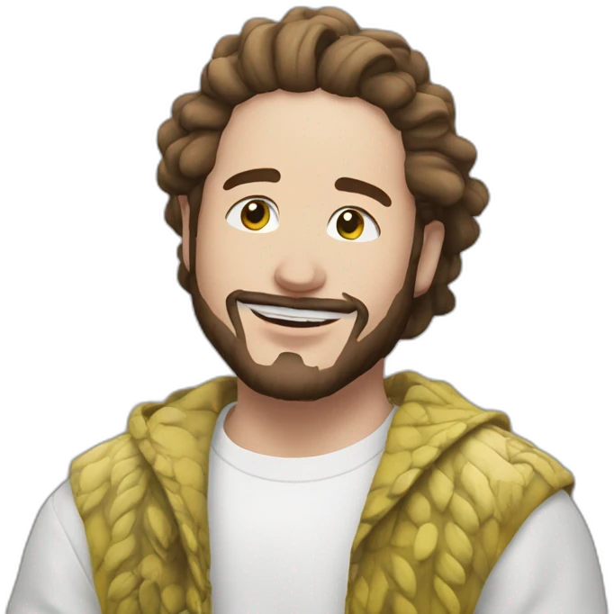 Post Malone esting chettos emoji