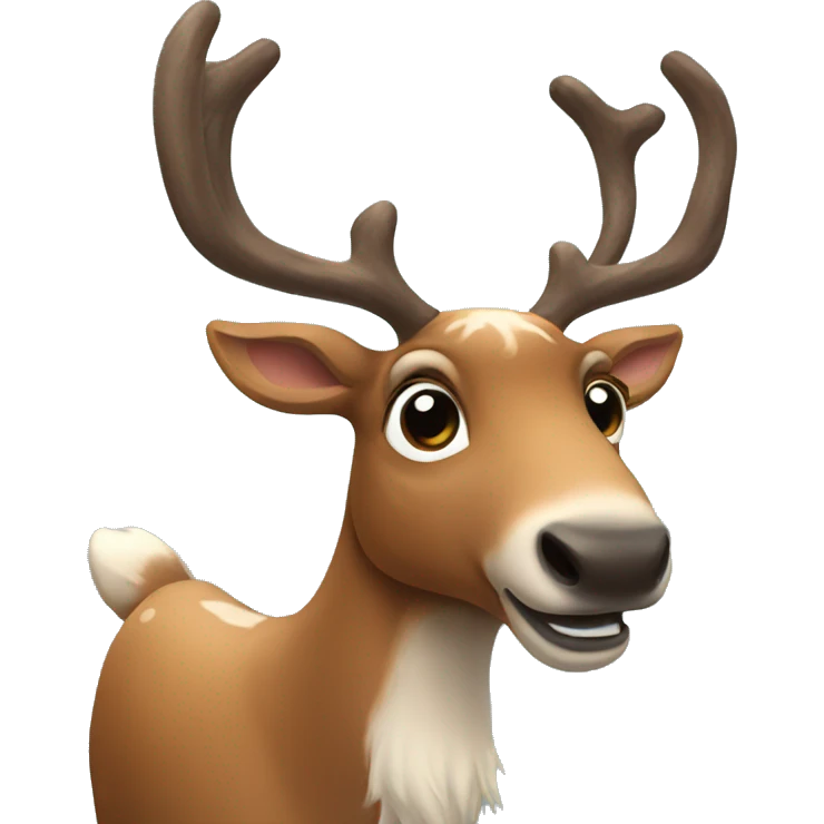 reindeer  emoji