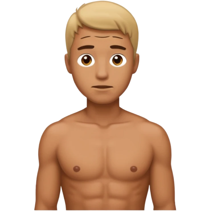 no me gusta el frio emoji hombre de torzo iOS agarrandose emoji