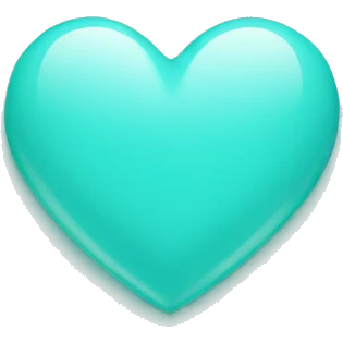 tiffany blue heart emoji