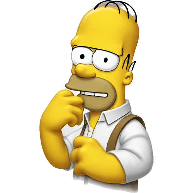 Homer simpson emoji