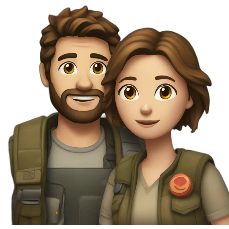 joel and ellie emoji