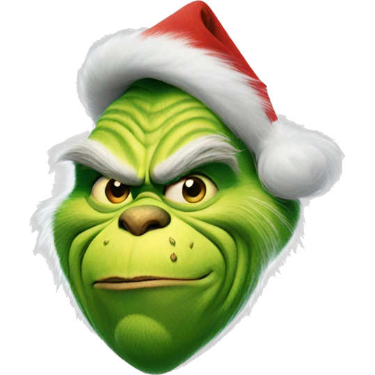 The grinch emoji