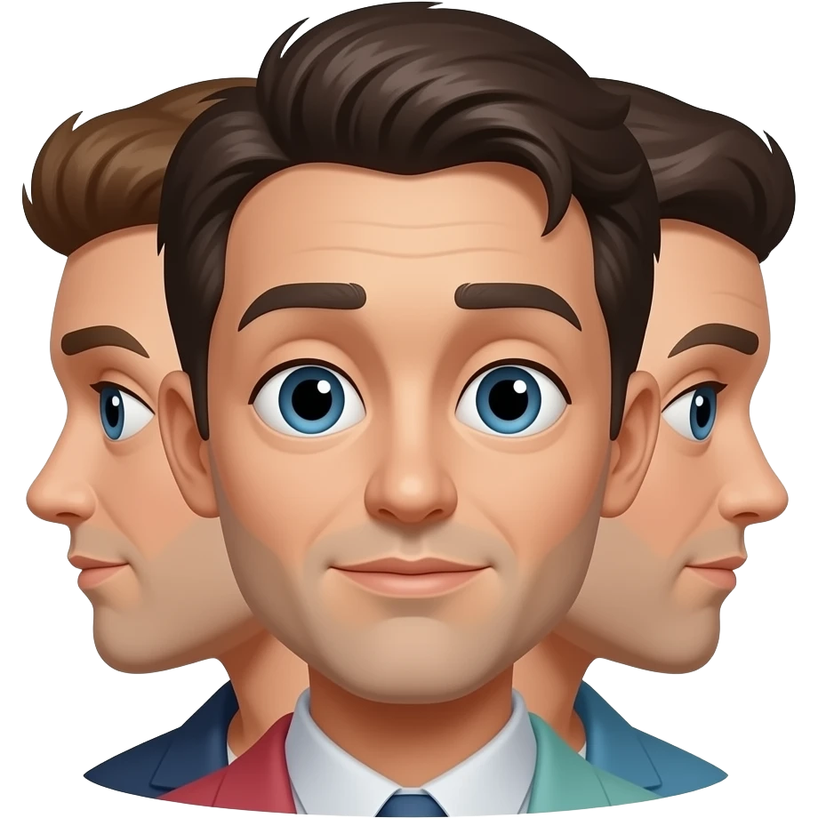 Des humains collés emoji