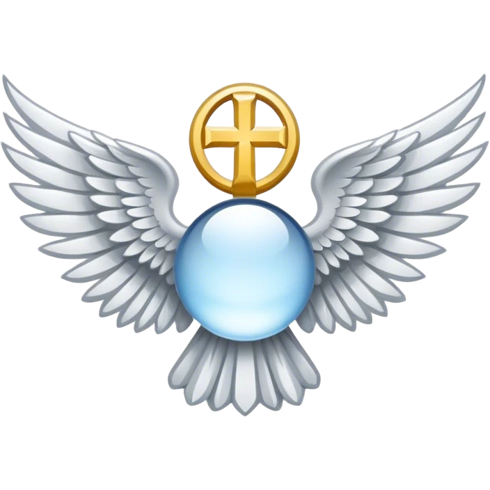 wings emblem holy saint emoji