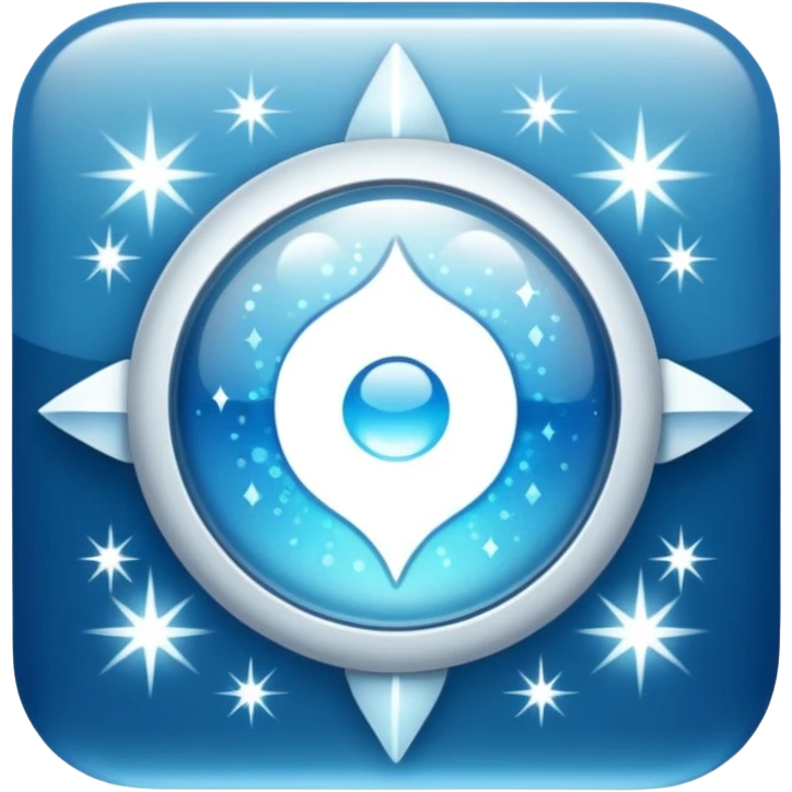 glitter white symbol of health + emoji