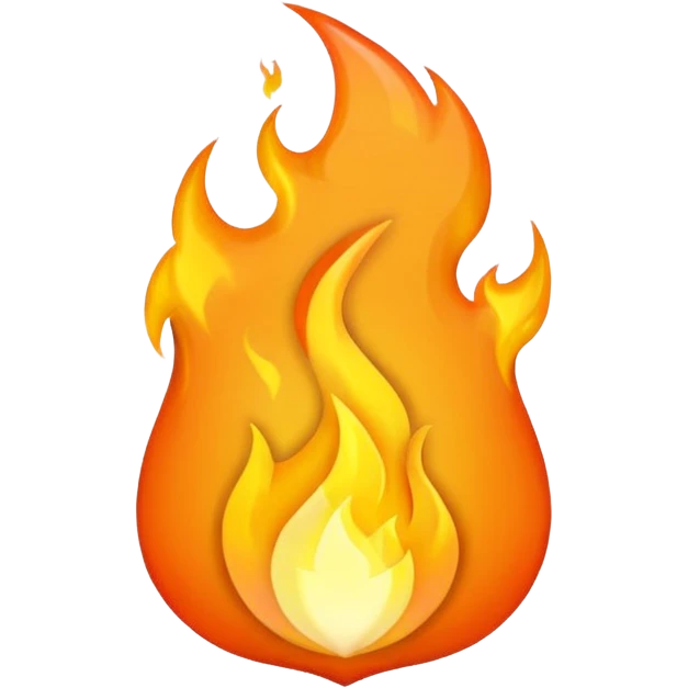 Fire burning  emoji