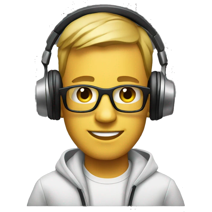House music Dj emoji