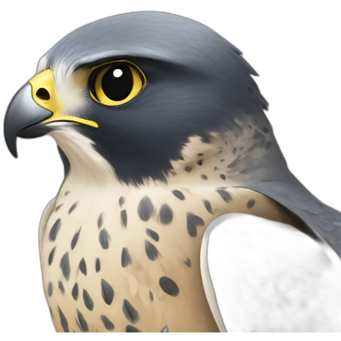 Peregrine falcon emoji
