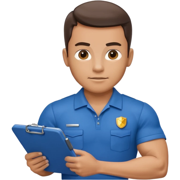 Apartment Mover, Van Loader + clipboard. emoji