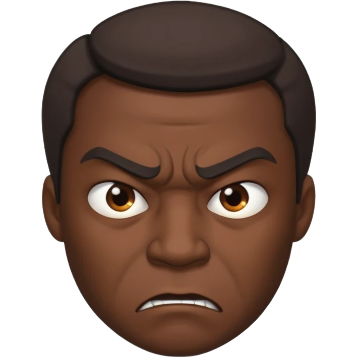 angry man looking right

 emoji