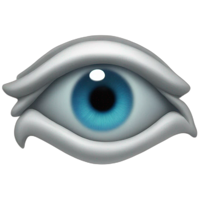 Spiritual eye emoji