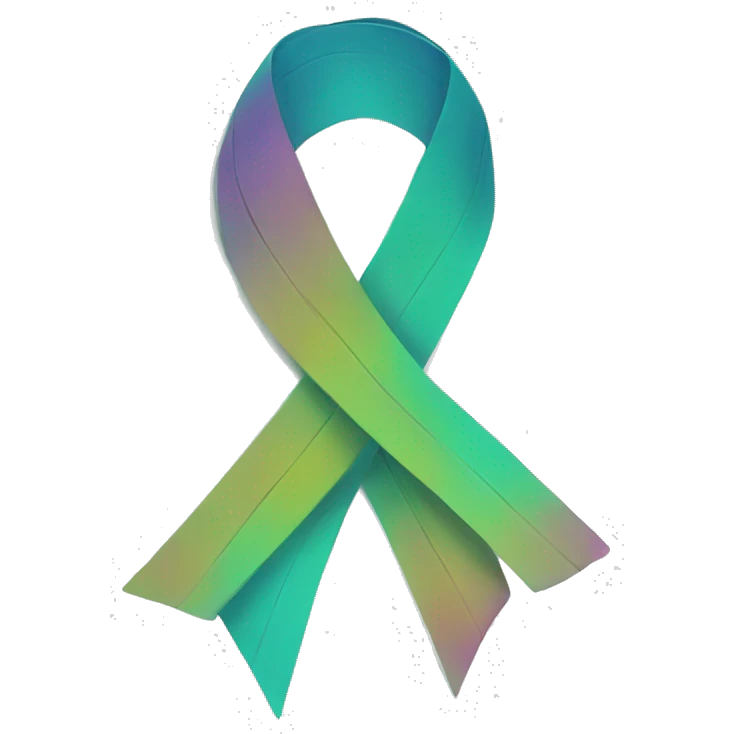 Suicide awareness ribbon  emoji