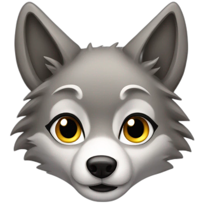 Female wolf  emoji