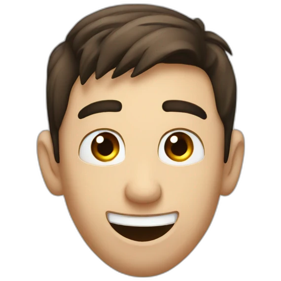 uMessi winking an eye and pointing at you with his finger. emoji