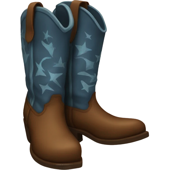 Cowboy boots emoji