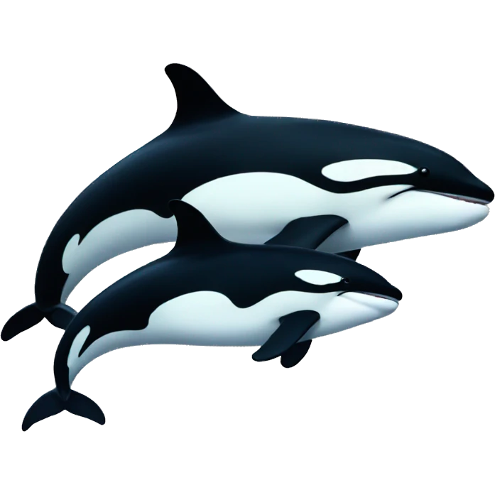 killer whales emoji