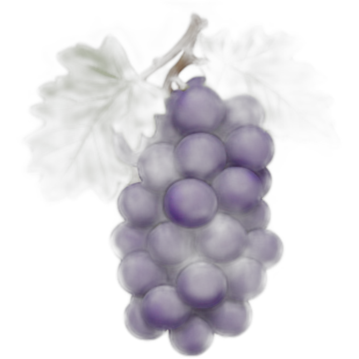 ancient greek with grape emoji