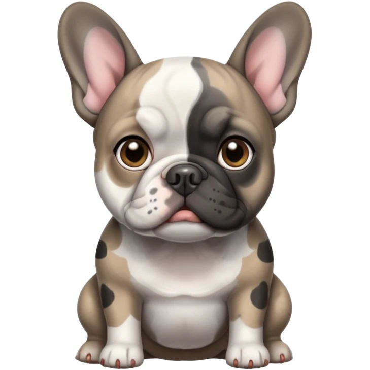 French bulldog Merle  emoji