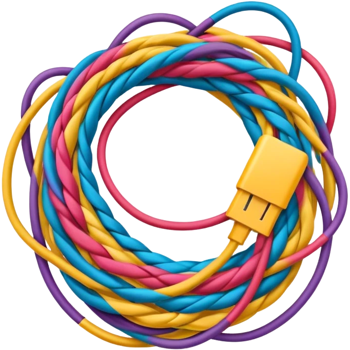 Tangled Cables emoji