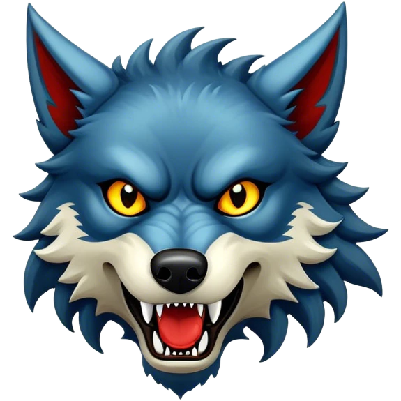Fenrir wolf monstrous emoji