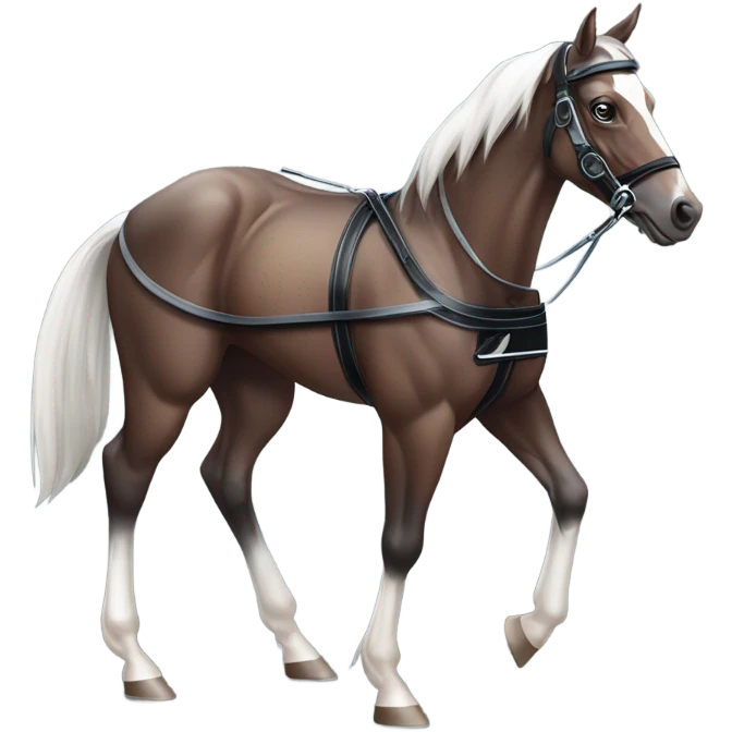 Harness racing horse emoji