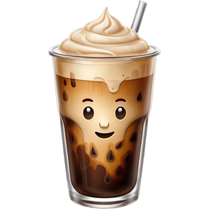 Iced coffee emoji