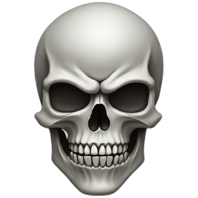 thunder skull emoji