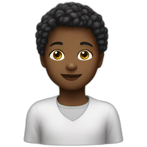 enfants noire emoji