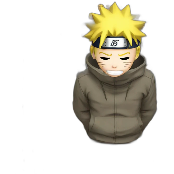 Naruto fessant un razengan  emoji