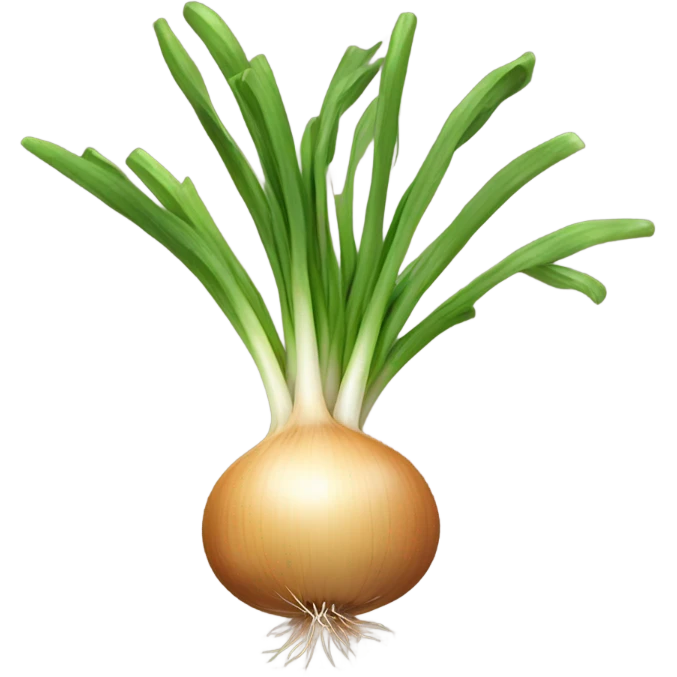 A baby onion  emoji