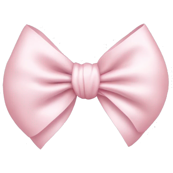 swan light pink bow emoji