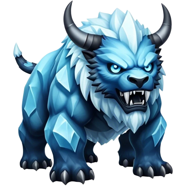 Glacial Shadow Beast emoji