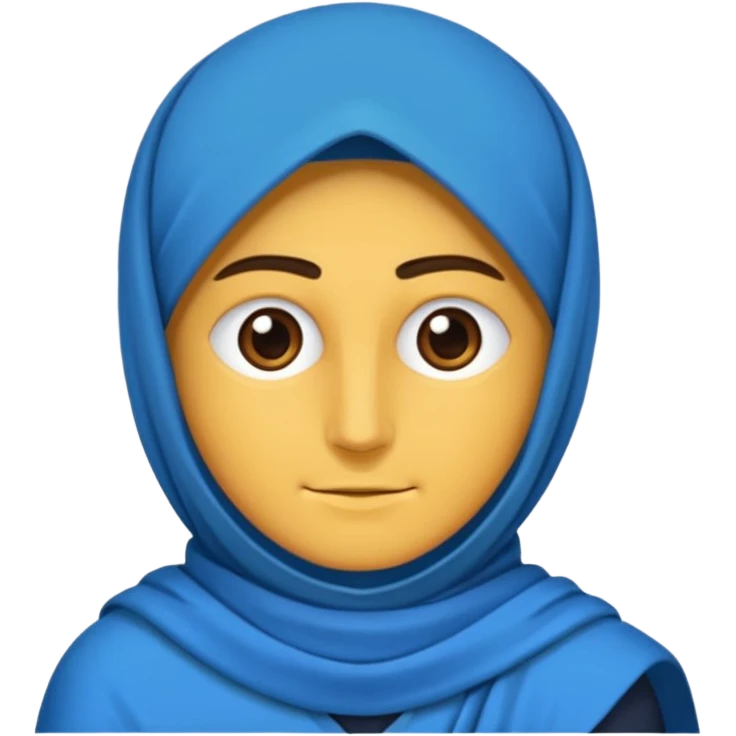 İnsan olmucak .dedimm Yuvarlak mavi bir çember içine Siyah tik yap insan kafası olmucakkkkk emoji