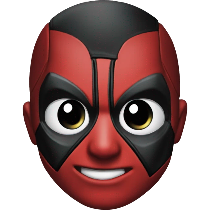 deadpool face iphone styl emoji