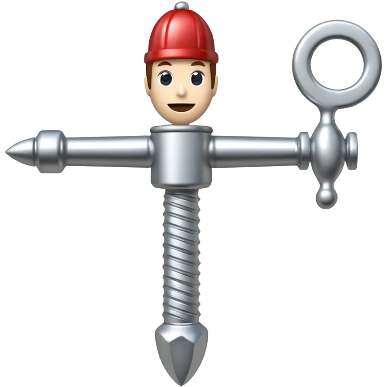 Metal nut cracker  emoji