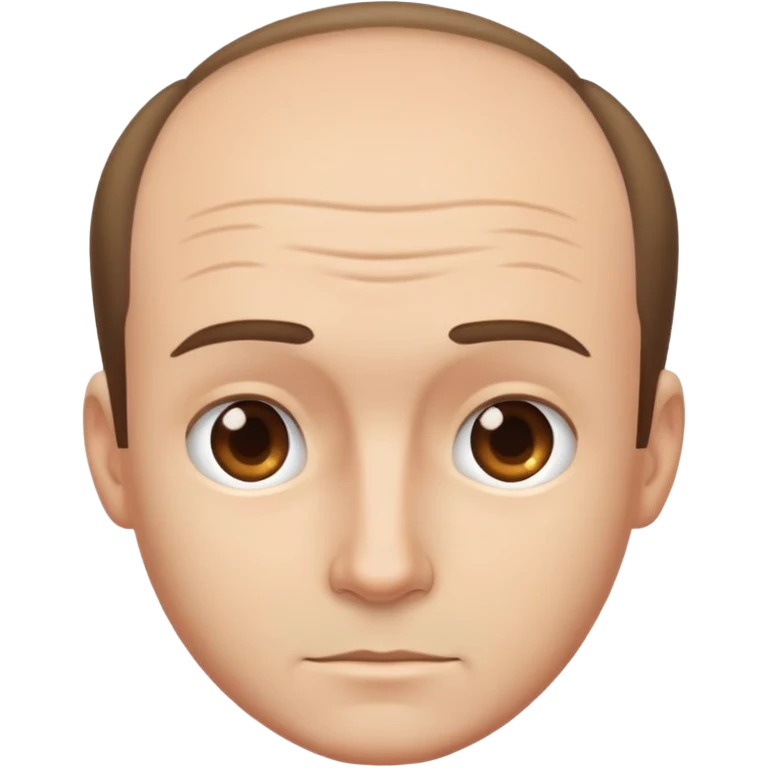 receding hairline  emoji