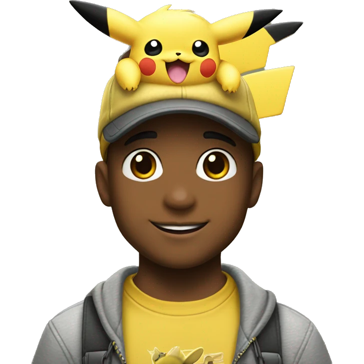 Pikachu e Boné  emoji