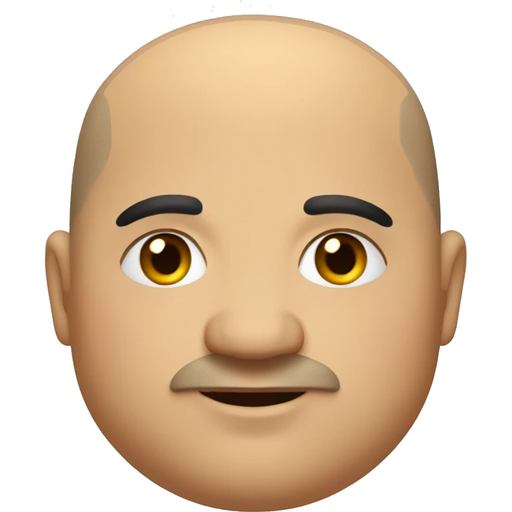 Fat bald Romani person named David Boss emoji