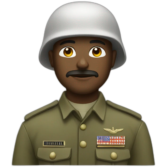 non stop solider with supreme sprit emoji