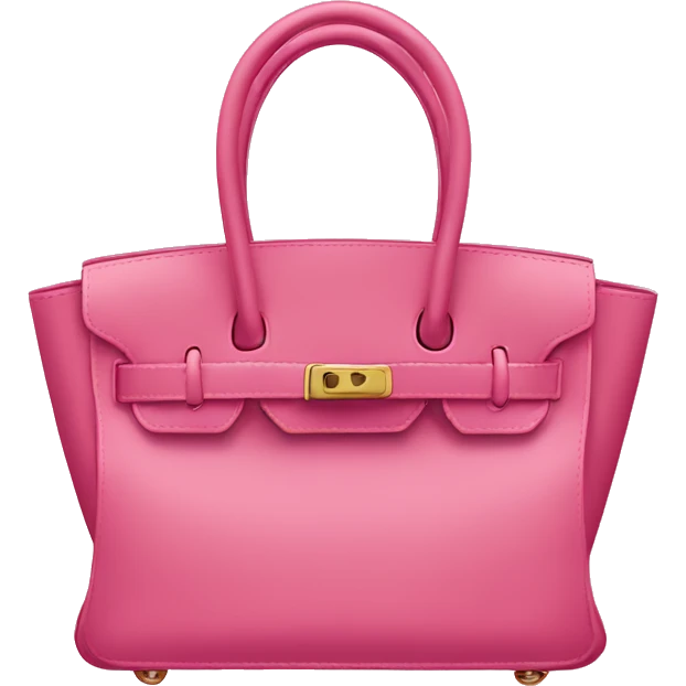 Birkin pink bag emoji