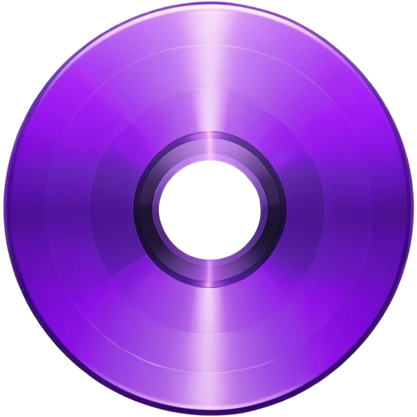 record vinyl purple emoji