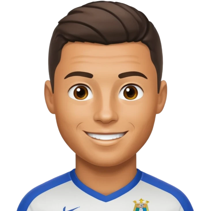 Ronaldo football shirt emoji