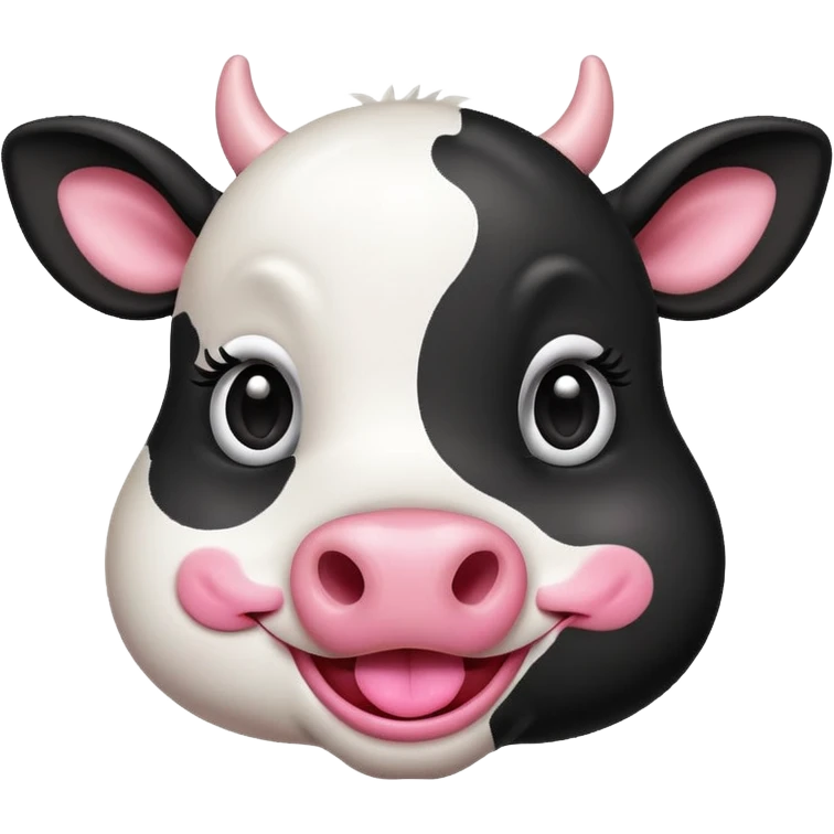 Funny cow emoji