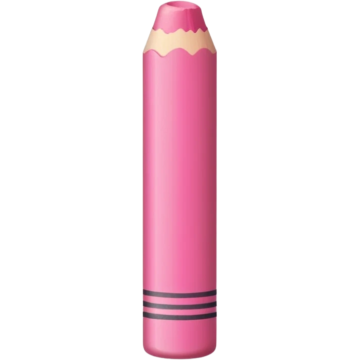 pink wax crayon emoji